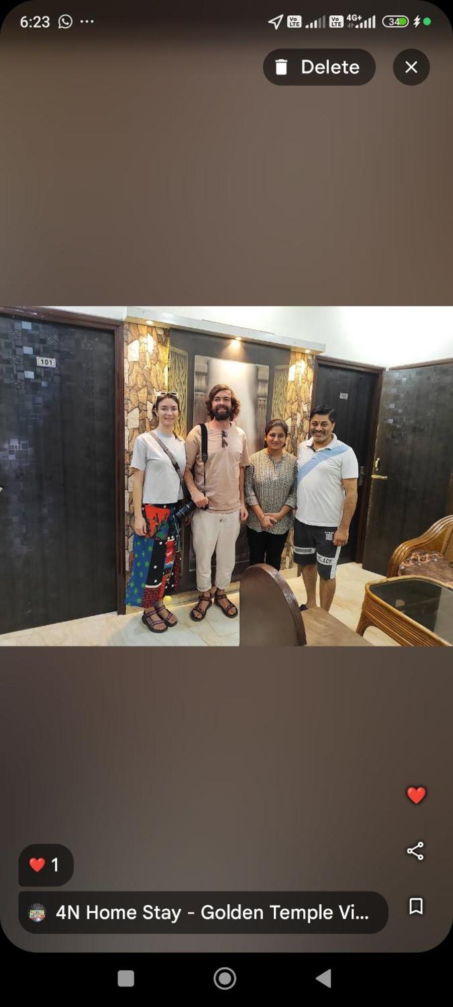 4N Homestay- Golden Temple View Amritsar Exterior foto