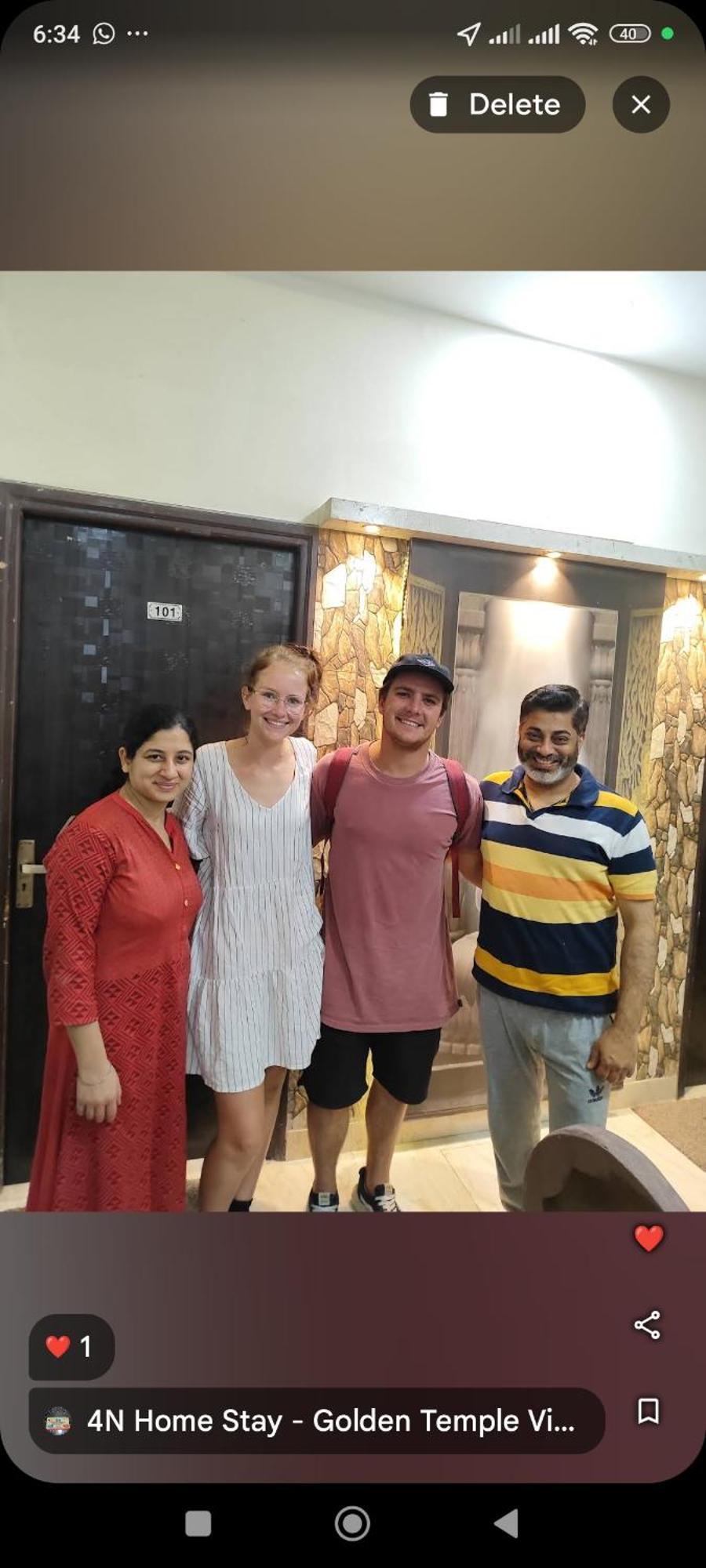 4N Homestay- Golden Temple View Amritsar Exterior foto